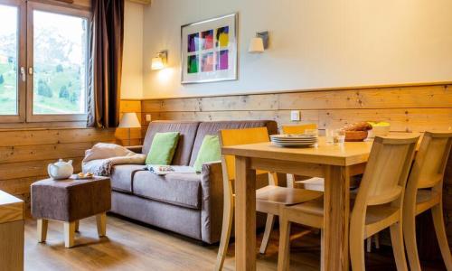 Vacances en montagne Studio 4 personnes (23m²) - Résidence Les Gémeaux MH - La Plagne - Séjour