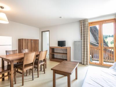 Vakantie in de bergen Appartement 2 kabine kamers 4-6 personen - Résidence les Gentianes - Gresse en Vercors - Woonkamer