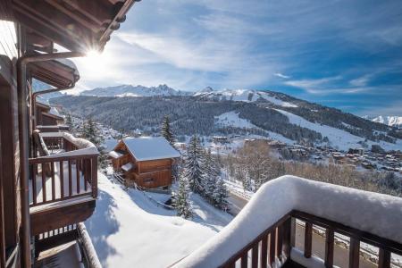 Urlaub in den Bergen 4 Zimmer Maisonettewohnung für 8 Personen (ARCELIN 4) - Résidence les Glaciers - Courchevel - Terrasse