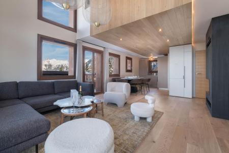 Urlaub in den Bergen 4 Zimmer Maisonettewohnung für 8 Personen (ARCELIN 4) - Résidence les Glaciers - Courchevel - Wohnzimmer