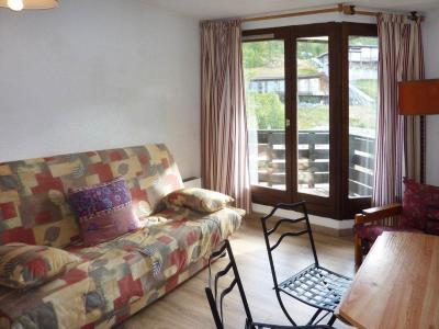 Urlaub in den Bergen Studio Schlafnische 4 Personen (101) - Résidence les Gradins - Les Orres - Wohnzimmer