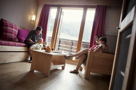 Urlaub in den Bergen Résidence les Grandes Feignes - La Bresse - Wohnzimmer