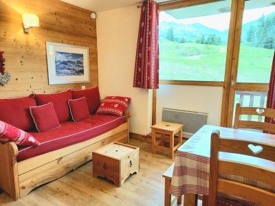 Vakantie in de bergen Studio 4 personen - Résidence les Hameaux II - La Plagne - Woonkamer