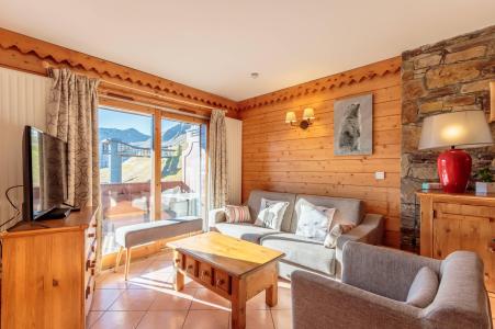 Каникулы в горах Апартаменты 4 комнат 8 чел. (21) - Résidence les Hauts Bois - La Plagne - Салон