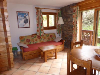 Vakantie in de bergen Appartement 2 kamers 4 personen (Berard 12) - Résidence les Hauts de Chavants - Les Houches - Woonkamer