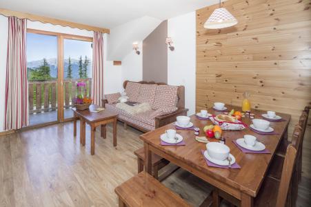 Vacaciones en montaña Apartamento 2 piezas 2 espacios para 8 personas - Résidence les Hauts de Préclaux - Les Orres - Mesa
