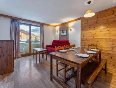 Urlaub in den Bergen 2-Zimmer-Holzhütte für 8 Personen (MZ2118) - Résidence les Hauts de Préclaux I - Les Orres - Wohnzimmer
