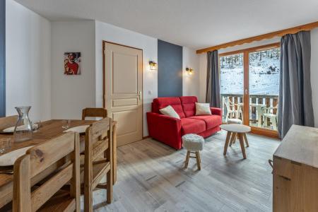 Urlaub in den Bergen 3-Zimmer-Holzhütte für 6 Personen (205) - Résidence les Hauts de Préclaux I - Les Orres - Wohnzimmer