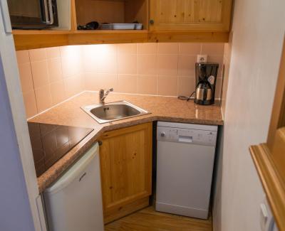 Vakantie in de bergen Appartement 3 kamers 6 personen (107) - Résidence les Hauts de Préclaux I - Les Orres - Keuken