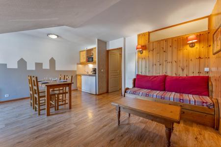 Vakantie in de bergen Studio bergnis 6 personen (MBC603) - Résidence les Hauts de Préclaux I - Les Orres - Woonkamer