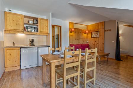 Vakantie in de bergen Studio bergnis 6 personen (MBC603) - Résidence les Hauts de Préclaux I - Les Orres - Woonkamer
