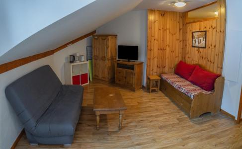 Holiday in mountain resort 2 room apartment sleeping corner 6 people (MBC606) - Résidence les Hauts de Préclaux II - Les Orres - Living room