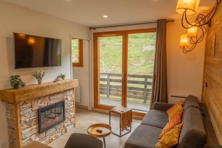Wakacje w górach Apartament 2 pokojowy z alkową 6 osób (MBC608) - Résidence les Hauts de Préclaux II - Les Orres - Pokój gościnny