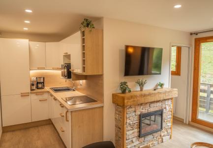 Wakacje w górach Apartament 2 pokojowy z alkową 6 osób (MBC608) - Résidence les Hauts de Préclaux II - Les Orres - Pokój gościnny
