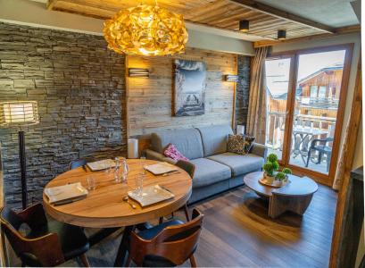 Vakantie in de bergen Appartement bergnis en cabine 4 personen (302) - Résidence les Hauts de Préclaux III - Les Orres - Woonkamer