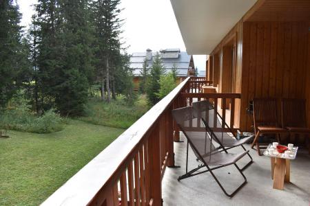 Urlaub in den Bergen 3-Zimmer-Appartment für 6 Personen (013) - Résidence les Hivernelles - Méribel - Terrasse