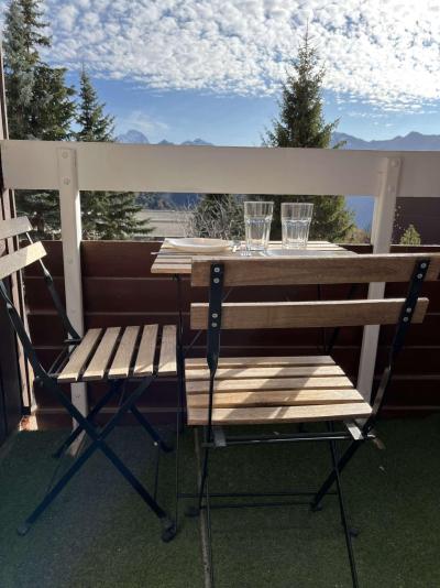 Vakantie in de bergen Studio bergnis 4 personen (117) - Résidence les Horizons d'Huez - Alpe d'Huez - Balkon