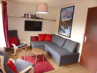 Vakantie in de bergen Appartement 2 kamers 4 personen (B23) - Résidence les Houches Village - Les Houches - Woonkamer