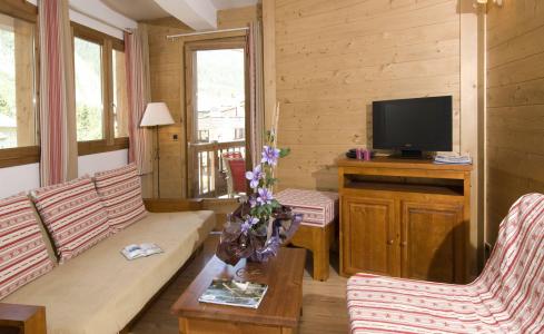 Urlaub in den Bergen Résidence les Jardins de la Vanoise - Pralognan-la-Vanoise - Kleines Wohnzimmer