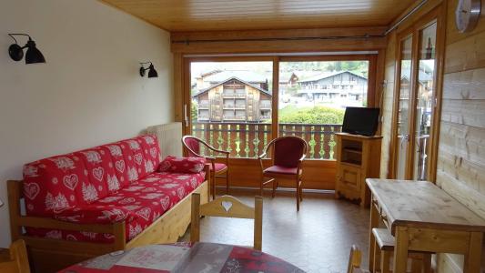 Urlaub in den Bergen 3-Zimmer-Appartment für 6 Personen (136) - Résidence les Mélèzes - Les Gets - Wohnzimmer