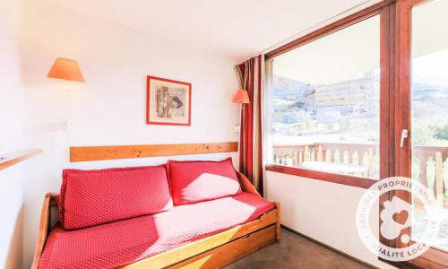 Wakacje w górach Apartament 2 pokojowy 6 osób (25m²) - Résidence les Mélèzes - MH - Alpe d'Huez - Pokój gościnny