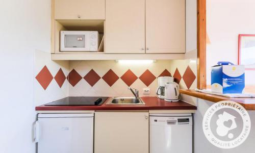 Skiverleih 2-Zimmer-Appartment für 6 Personen (25m²) - Résidence les Mélèzes - MH - Alpe d'Huez - Kochnische