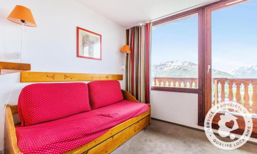 Location au ski Appartement 2 pièces 6 personnes (Confort 25m²-5) - Résidence les Mélèzes - MH - Alpe d'Huez - Séjour