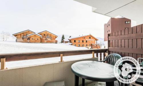 Wakacje w górach Apartament 2 pokojowy 4 osób (Sélection 22m²) - Résidence les Mélèzes - MH - Alpe d'Huez - Na zewnątrz latem