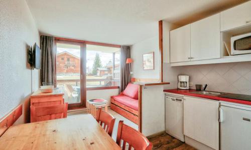 Skiverleih 2-Zimmer-Appartment für 4 Personen (Sélection 22m²) - Résidence les Mélèzes - MH - Alpe d'Huez - Kochnische