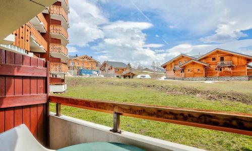 Wakacje w górach Apartament 2 pokojowy 4 osób (Sélection 22m²) - Résidence les Mélèzes - MH - Alpe d'Huez - Balkon