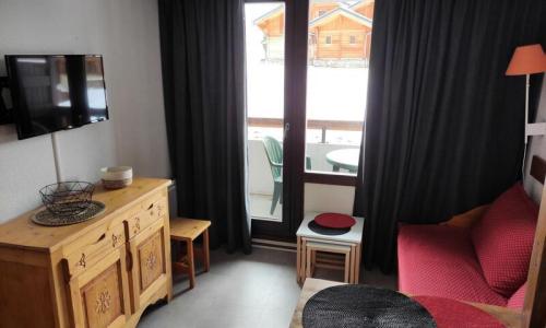 Wakacje w górach Apartament 2 pokojowy 4 osób (Sélection 22m²) - Résidence les Mélèzes - MH - Alpe d'Huez - Pokój gościnny