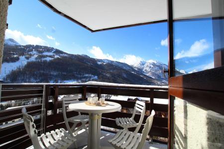 Holiday in mountain resort Studio cabin 4 people (3432) - Résidence les Mélèzes - Serre Chevalier - Balcony