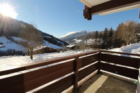 Vacances en montagne Studio cabine 4 personnes (0A) - Résidence les Mélèzes - Le Grand Bornand - Balcon