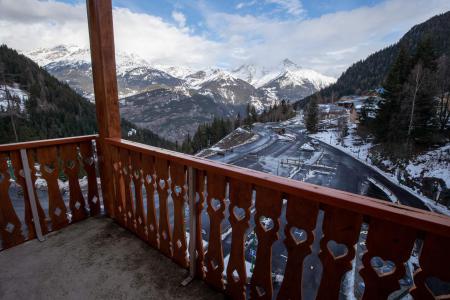 Urlaub in den Bergen Studio für 3 Personen (1566) - Résidence les Mélèzets 1 - Valfréjus - Balkon