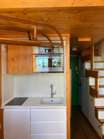 Vakantie in de bergen Appartement triplex 2 kamers 6 personen (235) - Résidence les Mirantins 2 - Les Arcs - Keukenblok