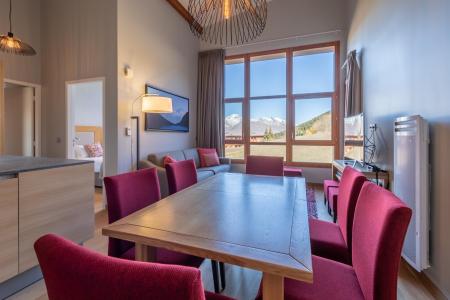 Holiday in mountain resort 4 room apartment 6 people (702) - Résidence les Monarques - Les Arcs - Table