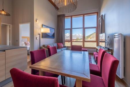 Urlaub in den Bergen 4-Zimmer-Appartment für 6 Personen (702) - Résidence les Monarques - Les Arcs - Wohnzimmer