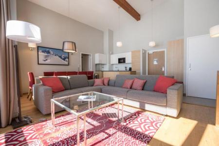 Urlaub in den Bergen 5 Zimmer Appartement für 7-9 Personen (501) - Résidence les Monarques - Les Arcs - Wohnzimmer