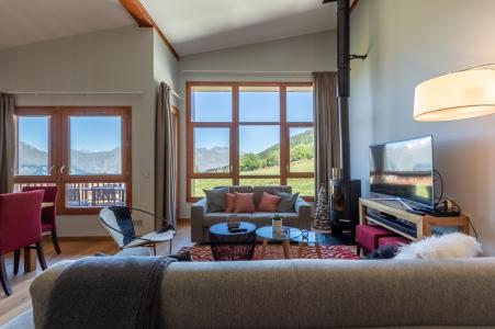 Urlaub in den Bergen 5-Zimmer-Appartment für 8 Personen (704) - Résidence les Monarques - Les Arcs - Wohnzimmer