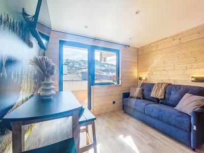 Holiday in mountain resort 1 room apartment cabin 4 people (6) - Résidence Les Olympiades - Val Thorens - Living room