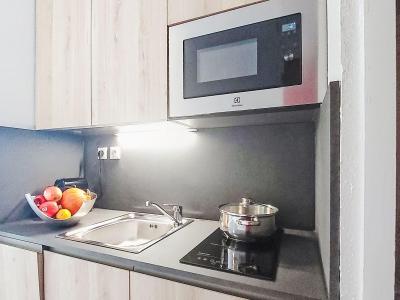 Holiday in mountain resort Studio cabin 4 people (25) - Résidence Les Olympiades - Val Thorens - Accommodation