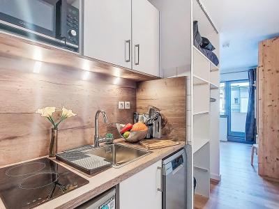 Holiday in mountain resort Studio cabin 4 people (3) - Résidence Les Olympiades - Val Thorens - Accommodation