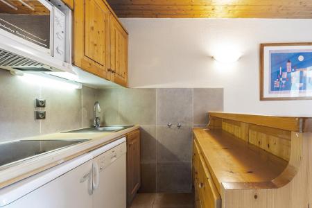 Vacaciones en montaña Apartamento cabina para 4 personas (002) - Résidence les Plattières - Méribel-Mottaret - Kitchenette