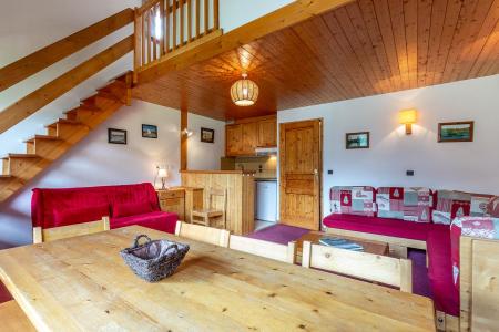 Vakantie in de bergen Appartement 4 kamers 8 personen (038) - Résidence les Plattières - Méribel-Mottaret - Woonkamer