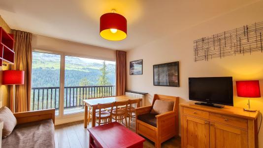 Vakantie in de bergen Appartement 2 kamers bergnis 6 personen (42) - Résidence les Pléiades - Flaine - Woonkamer