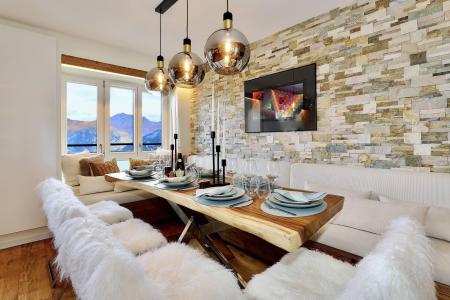 Holiday in mountain resort 4 room duplex apartment 6 people (1150) - Résidence les Portes de Courchevel - Courchevel - Dining area
