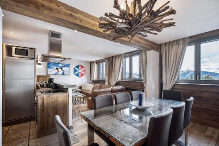 Vakantie in de bergen Appartement 5 kabine kamers 6-8 personen (330B) - Résidence les Portes de Courchevel - Courchevel - Woonkamer