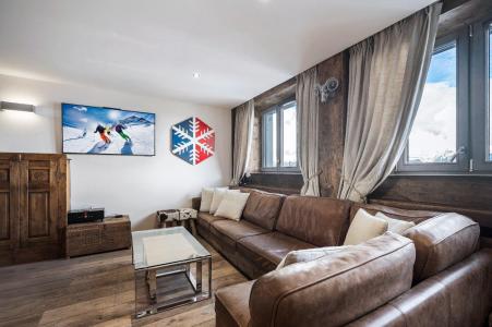 Vakantie in de bergen Appartement 5 kabine kamers 6-8 personen (330B) - Résidence les Portes de Courchevel - Courchevel - Woonkamer