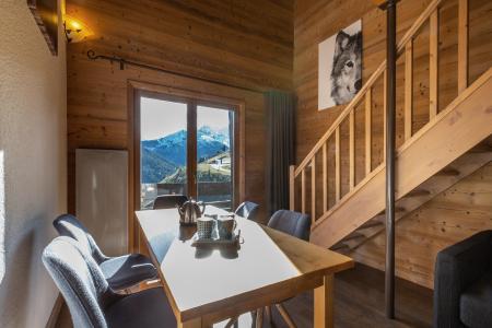 Urlaub in den Bergen Wohnung 3 Mezzanine Zimmer 8 Leute (066) - Résidence les Provères - Méribel-Mottaret - Wohnzimmer