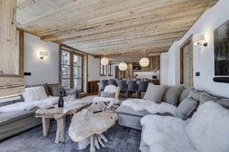 Urlaub in den Bergen 6-Zimmer-Appartment für 10 Personen (RIVES 3) - Résidence les Rives de l'Isère - Val d'Isère - Wohnzimmer